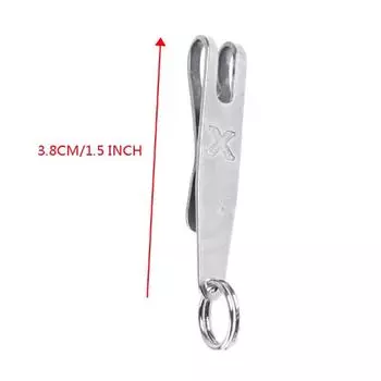 Карабин из нержавеющей стали с кольцом для сумки Edc, подвесной зажим с ключом, инструмент для отдыха на природе