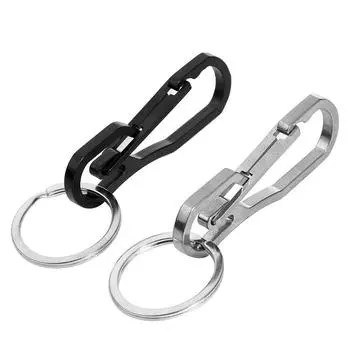 Карабин из нержавеющей стали с пряжкой для карабина для альпинизма на открытом воздухе чёрный