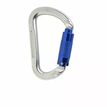 Карабин с замком HMS для альпинизма, CE, с поворотным замком, диаметр троса, карабин с автоматической блокировкой, карабин, 30 кН, сертифицированный, (быстрая блокировка),