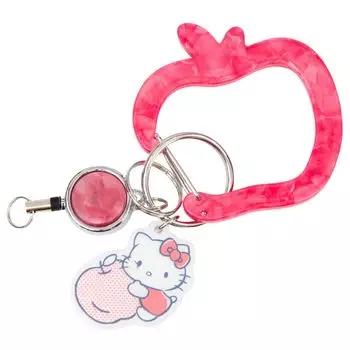 Карабин в виде цветка с подвеской-катушкой для сумки Sanrio All Stars Hello Kitty LSR-G004
