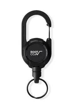 Карабинная катушка со встроенным магнитом GRAVITY MAG REEL LITE [ROOT CO.] (Черный/матовый) чёрный