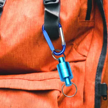 Карабиновый зажим, металлический держатель для гамаков, альпинистских качелей, синий синий