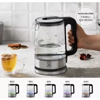 Karaca Cam 2205 Водонагреватель с регулируемой температурой 2200 Чайник W