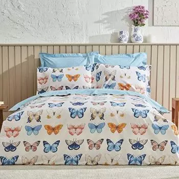 Karaca Home Danny, комплект двойных пододеяльников из 100% хлопка, темно-синий, полипропилен