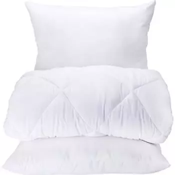 Karaca Home Двойное одеяло из микрофибры и 2 силиконовые подушки