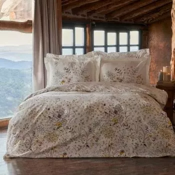 Karaca Home Lussi Комплект одинарных пододеяльников из 100% хлопка, желтый