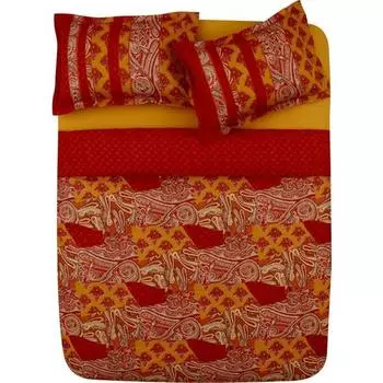 Karaca Home Maris Терракотовый комплект пододеяльников из 100% хлопка с двойным атласом