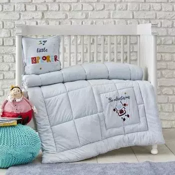 Karaca Home Space Light Blue Baby Cotton Comfort Sleep Set