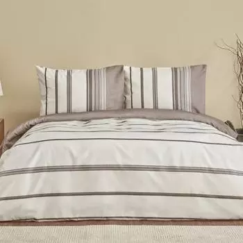 Karaca Home Vetro Терракотовый комплект пододеяльников, окрашенных в двойной пряже