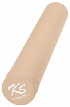 KaRaDaStyle Йога шест растяжка шест 98 см лопаточный ролик мышечная релаксация миофасциальный релиз упражнения пенный ролик длинный (бежевый) бежевый