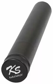 KaRaDaStyle Йога шест растяжка шест 98 см лопаточный ролик мышечная релаксация миофасциальный релиз упражнения пенный ролик длинный (черный) чёрный