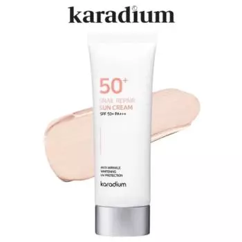[KARADIUM] Солнцезащитный крем с муцином улитки SPF50+ PA+++ 70 мл