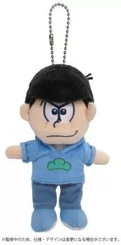 Karamatsu Plush Mascot Height 15cm Osomatsu-san синий