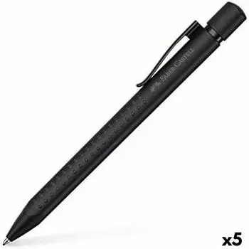 Карандаш черный Faber-Castell Grip Edition XB, 5 шт.