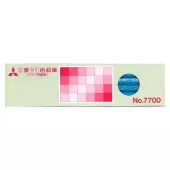 Карандаш цветной Mitsubishi Pencil твердый №7700 светло-голубой 1 дюжина K7700.8