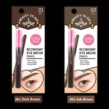 Карандаш для бровей Cathy Doll Beauty to Go Economic 0,16 г - Thai Cosmetic