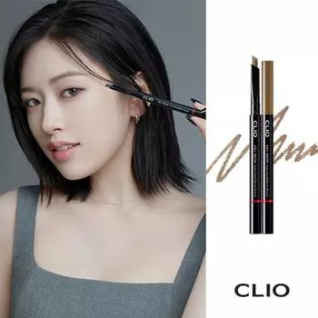 Карандаш для бровей Clio Kill Brow Auto Hard 24AD, нет. 3 Арахис коричневый, 1 шт.