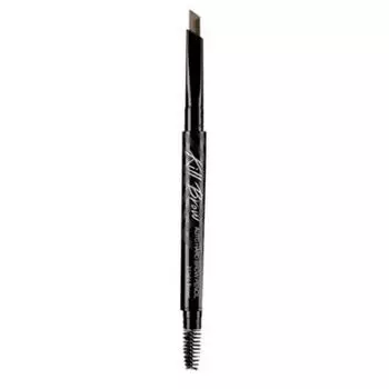 Карандаш для бровей Clio Kill Brow Auto Hard 0,31 г, нет. 2 Светло-коричневый, 1 шт.
