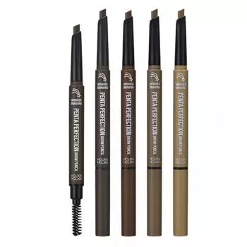 Карандаш для бровей Holikahoika Wonder Drawing Pentaperfection 01 dark brown