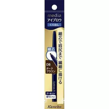 Карандаш для бровей Kanebo Media AA Темно-коричневый DB-1 Макияж глаз Брови Как использовать: - Сформируйте всю бровь, прорисовывая каждый отдельный волосок брови.. Макияж глаз