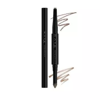 Карандаш для бровей Kate Lasting Eyebrow W SQ, BR 03 Натуральный коричневый, 1 шт.
