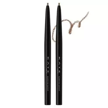 Карандаш для бровей Kate Z, BR-1 светло-коричневый, 2 шт.