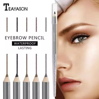 Карандаш для бровей Косметика Макияж Оттенок Натуральная долговечная краска Татуировка бровей Водонепроницаемая 1