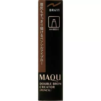 Карандаш для бровей Maquillage Double Brow Creator Pencil Cartridge BR611 темно-коричневый 0,2 г