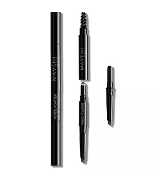 Карандаш для бровей Maveni Brow Monster Pencil Eyebrow Pencil Eyebrow Feeder Eyebrow Powder Pencil Brush 3 in 1 Unscented В комплекте со сменным вращающимся стержнем & &
