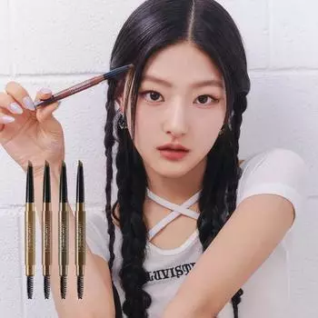 Карандаш для бровей Maybelline New York Ultra Fluffy 4 цвета, корейская косметика, KPOP dark brown