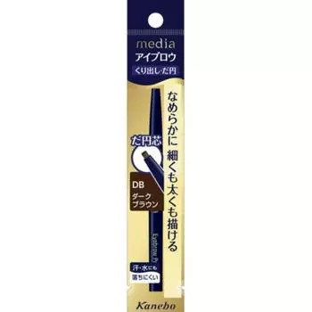 Карандаш для бровей Media Aa Oval Db Dark Brown 1 шт.