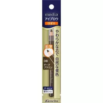 Карандаш для бровей MediaA A точилка Db темно-коричневый 1 шт.