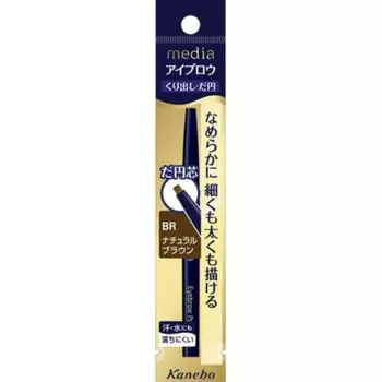 Карандаш для бровей Medium EyeBrow Aa Oval Br Natural Brown 1 шт.