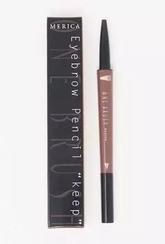 Карандаш для бровей Merica One Blush 2WAY Keep Brown
