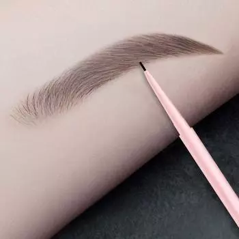 Карандаш для бровей с двойной головкой, водостойкий, прочный, не размазывающийся, карандаш для бровей, автоматический вращающийся карандаш для бровей двойного назначения