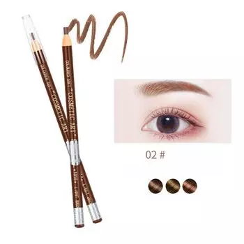 Карандаш для бровей с резьбой, водостойкий, устойчивый к поту, не размазывается, легко окрашивается, твердый, очень тонкие линии карандаша для бровей 2.8g
