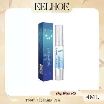 Карандаш для чистки зубов Удаляет пятна Очищает зубы Освежает дыхание Пятна на зубах Предотвращает неприятный запах изо рта Очищает рот Отбеливающая ручка для зубов 4ml Boxed