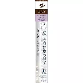 Карандаш для глаз Chifure, выдвижной, Br23, темно-коричневый, 1 шт.