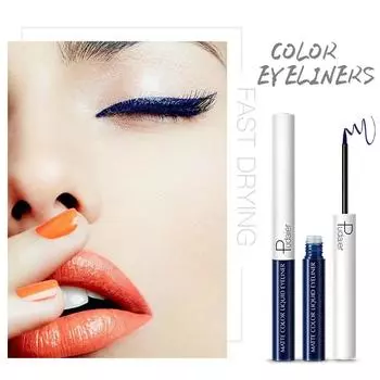 Карандаш для глаз Водостойкая долговечная матовая цветная жидкая подводка для глаз Косметика 1
