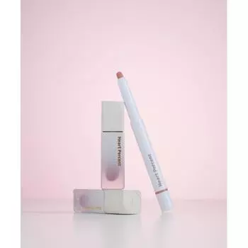 Карандаш для губ Heart Percent Dot On Mood + набор оттенков #01 .Peach Beige