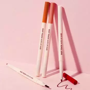 Карандаш для губ Tony Moly Easy Touch Auto Lip Liner 0,2 г 372357, 01 Rose Beige, 1 шт.