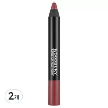 Карандаш для губ Woodbury Velvet Matte Lip Pencil 2,4 г, сахарная роза, 2 шт.