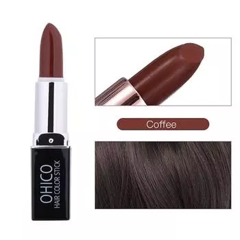Карандаш для окрашивания волос, новый быстрый временный карандаш для волос, чтобы покрыть седые волосы кофейный