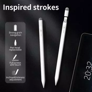 Карандаш для Pencil 2 1 для iPad Pro 11 12,9 Air 4 5 Mini 6 2020 2021 Стилус для планшета с отклонением ладони и наклоном