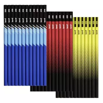 Карандаш для письма Tombow Pencil 2B с печатным дизайном, крутой цвет, 3 дизайна, случайные 36 штук ippo! ACA-066AAZ