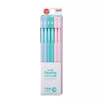 Карандаш для рисования Mitsubishi Pencil Uni Palette 2B Mint Green 1 Dozen K56202B
