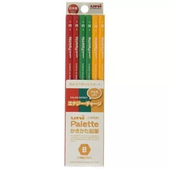 Карандаш для рисования Mitsubishi Pencil Uni Palette B Color Effect Energy Charge 1 дюжина K5632B