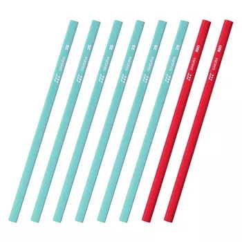 Карандаш для рисования Sakura Crepas 2B с треугольным стержнем, сине-красный, карандаш G 2B, красный + #36