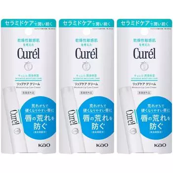 Карандаш для ухода за губами Curel x 3 шт. [Оптовая закупка]