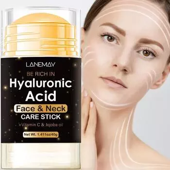 Карандаш для ухода за лицом и шеей - Укрепляет и увлажняет кожу, улучшает эластичность и тон кожи - Питательный крем-карандаш для лица для всех типов кожи